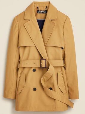 J Crew Cropped Icon Trench Coat